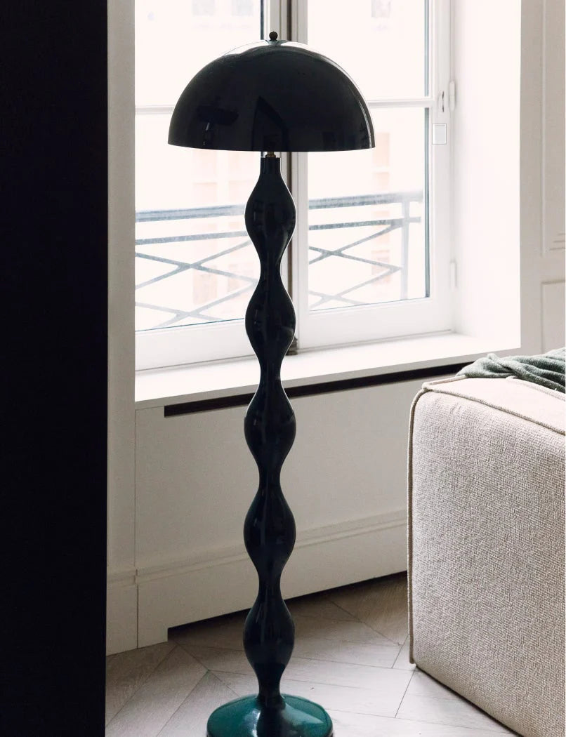 Lampadaire rétro-moderniste Powers