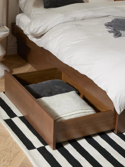 Lit en bois avec rangement Sato