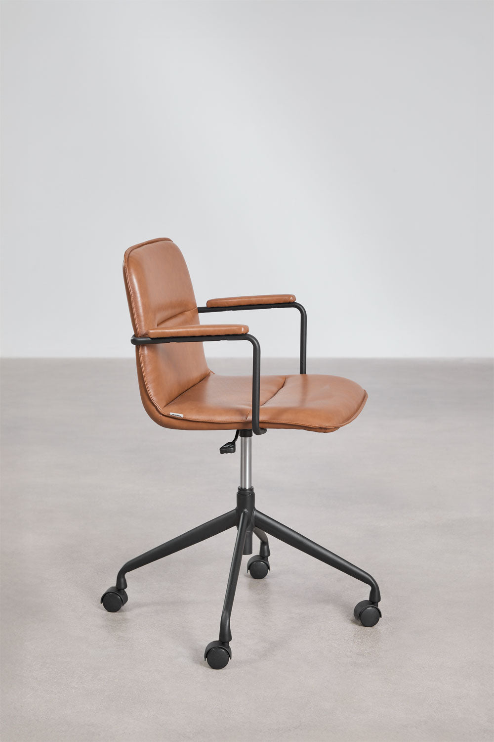 Chaise de bureau avec roulettes et accoudoirs Seifert