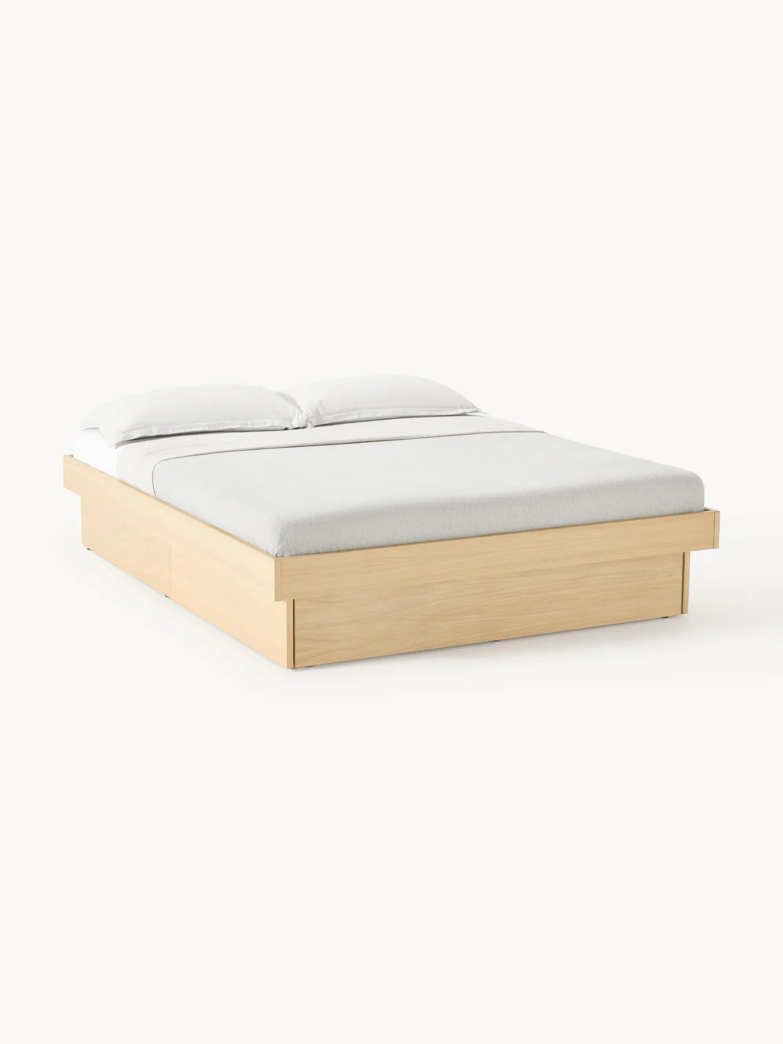 Lit en bois avec rangement Sato
