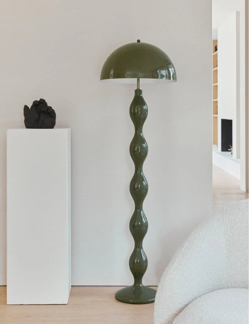 Lampadaire rétro-moderniste Powers