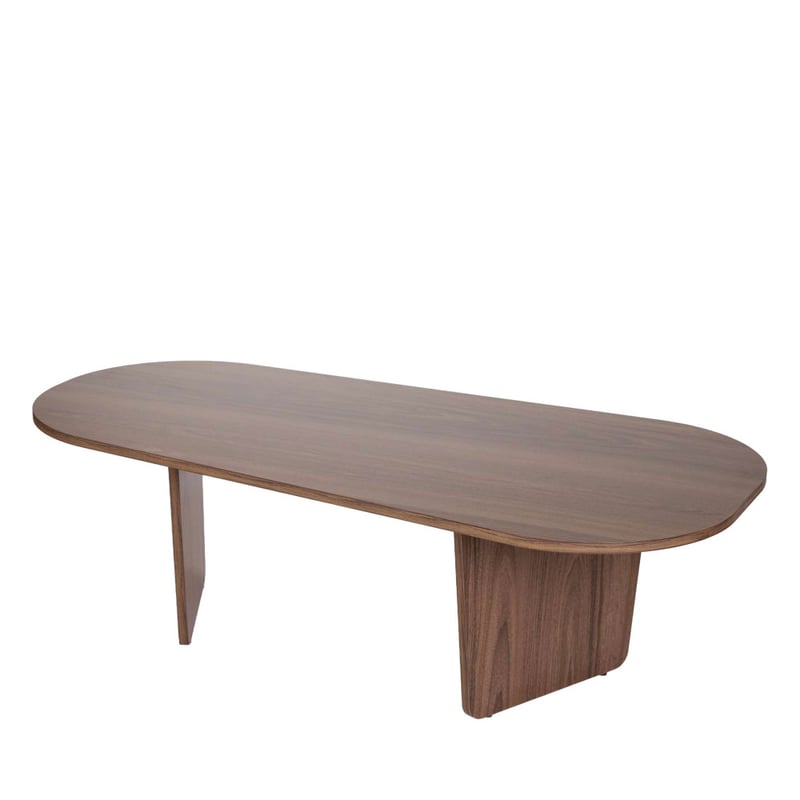 Table basse ovale en bois 130x65cm- SOMA