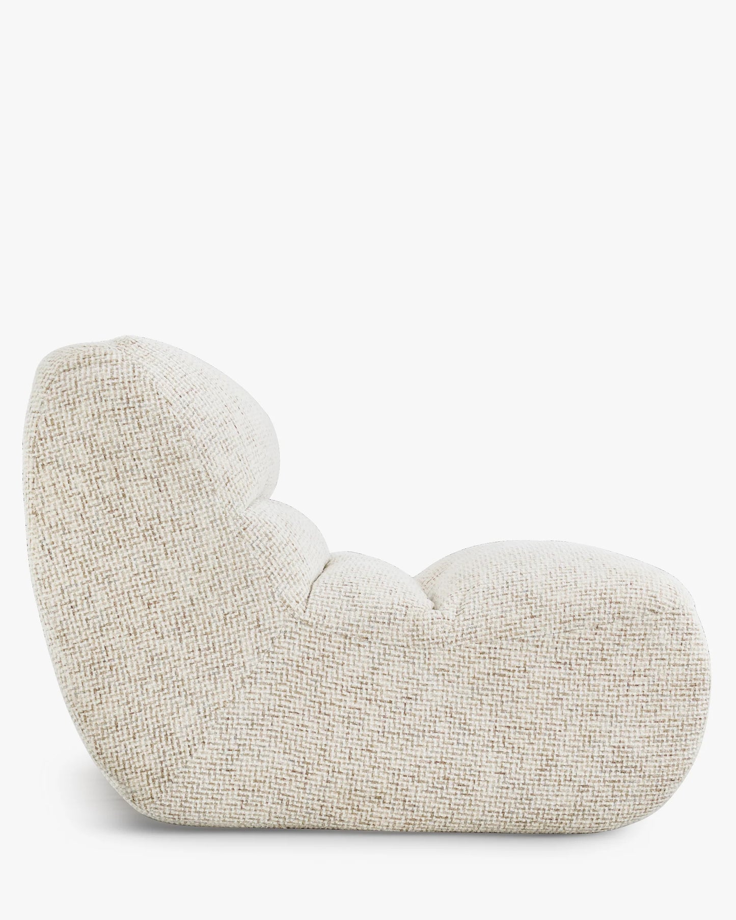 Fauteuil, Tweed marron écureuil, Chill