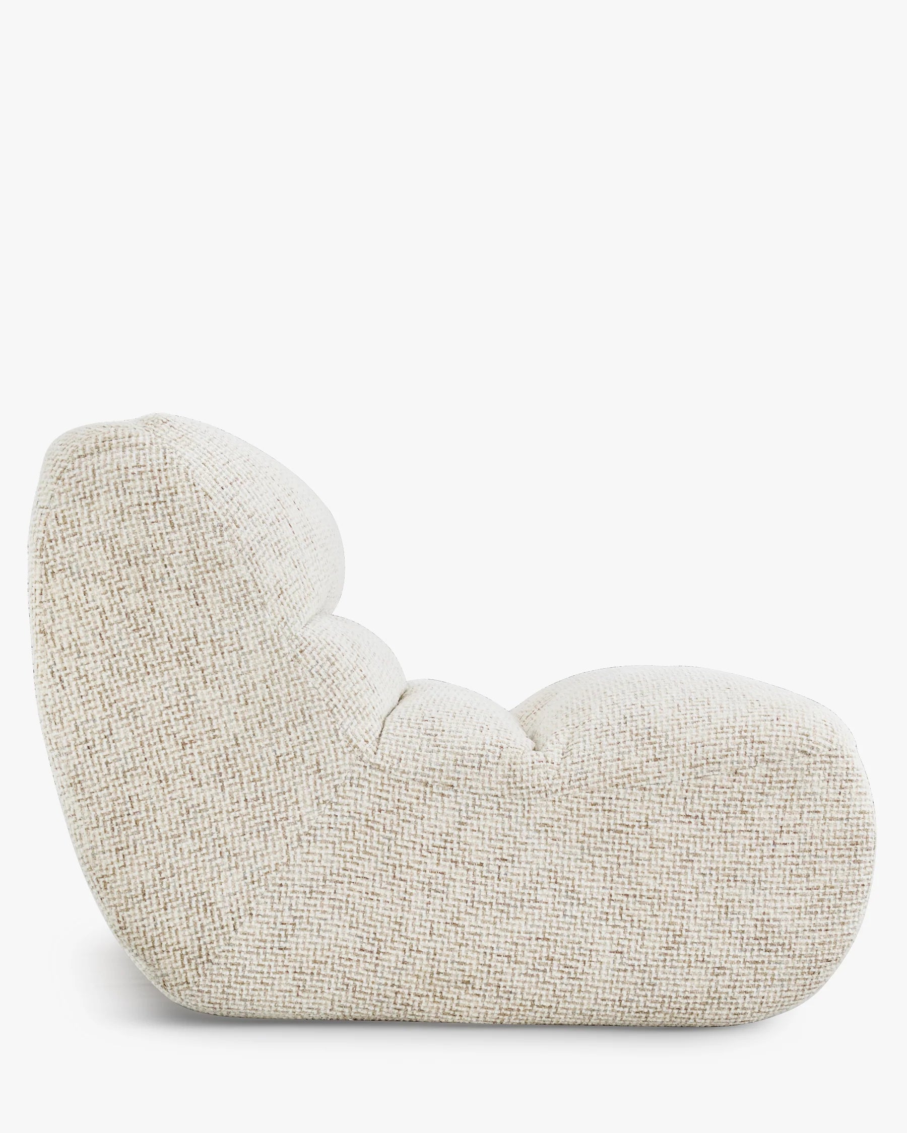Fauteuil, Tweed marron écureuil, Chill