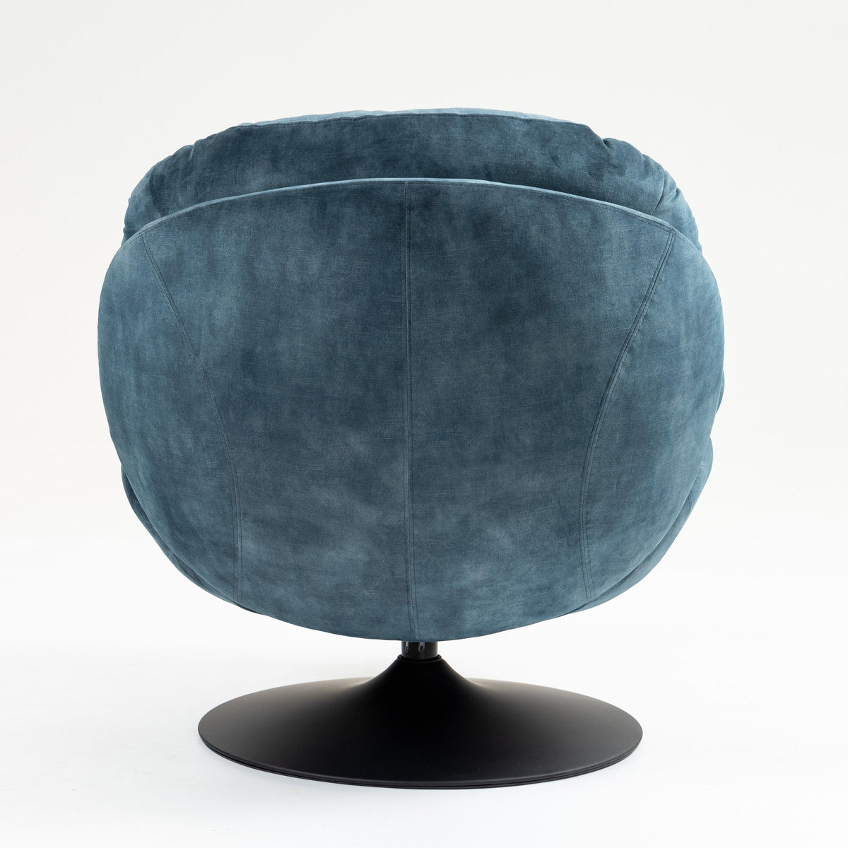 Fauteuil pivotant bleu gris