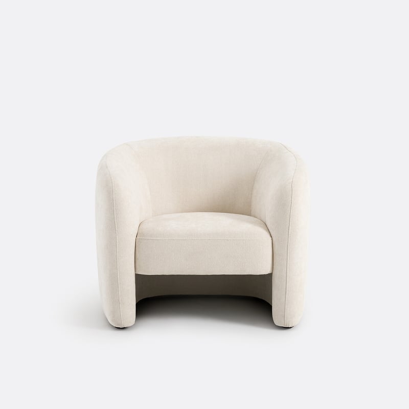 Fauteuil en chenillé, LANDINE