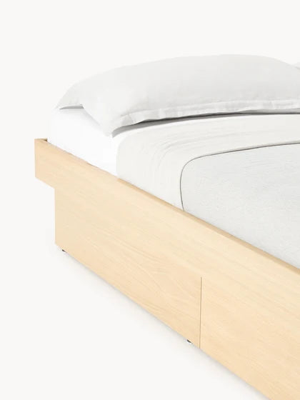 Lit en bois avec rangement Sato
