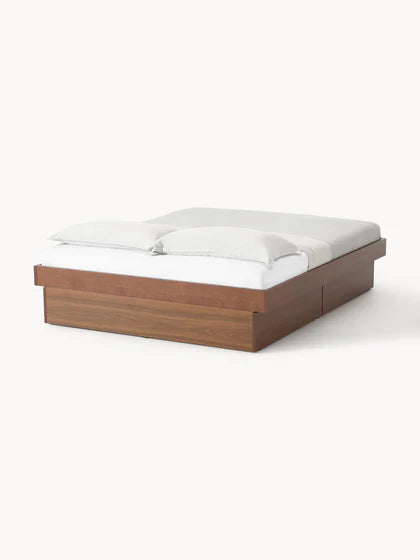 Lit en bois avec rangement Sato
