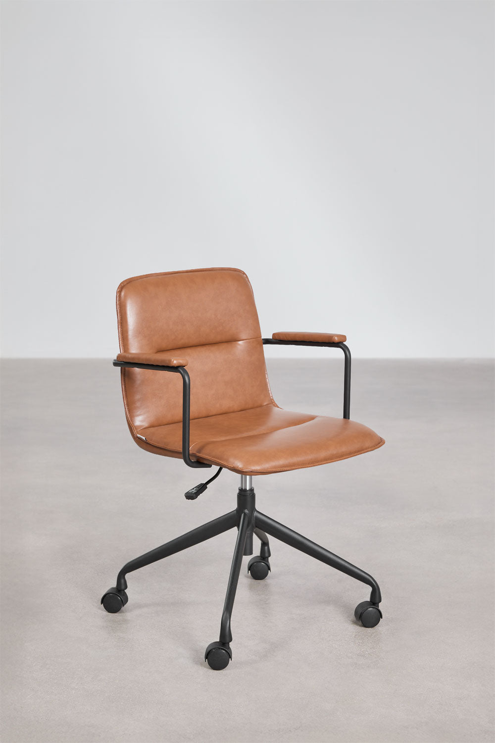 Chaise de bureau avec roulettes et accoudoirs Seifert