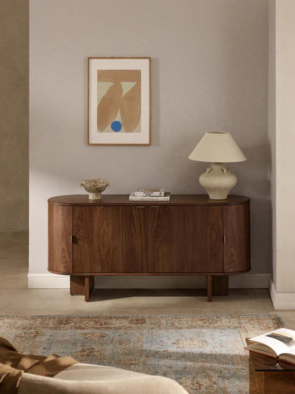 Enfilade en bois avec coins arrondis Zumi | Westwing