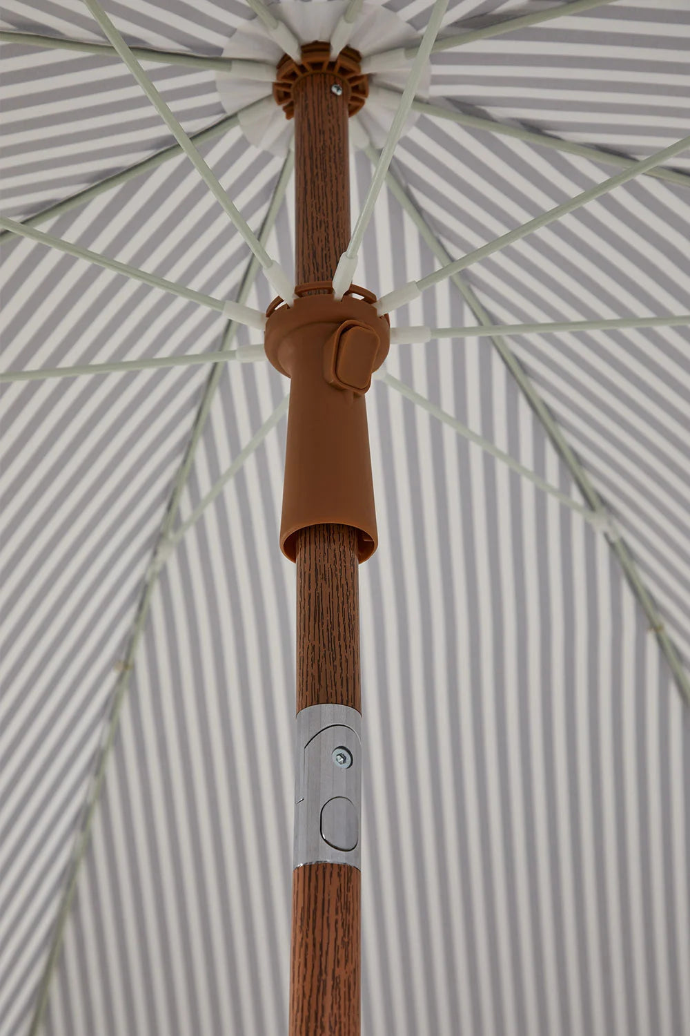 Parasol Miska Ø175 cm en tissu et acier