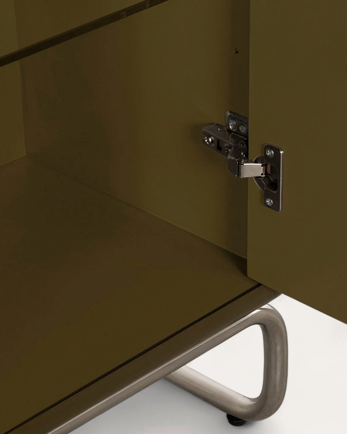 Buffet bas 2 portes 100x40 cm en bois et métal Candela Colours