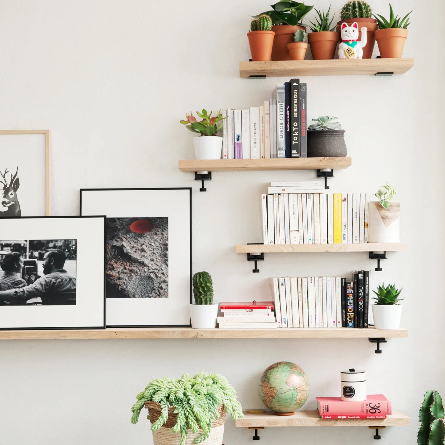 Lot de 2 accroches murales BRACKET