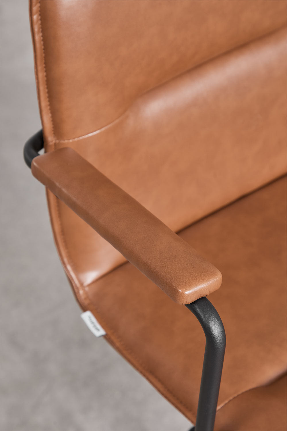 Chaise de bureau avec roulettes et accoudoirs Seifert