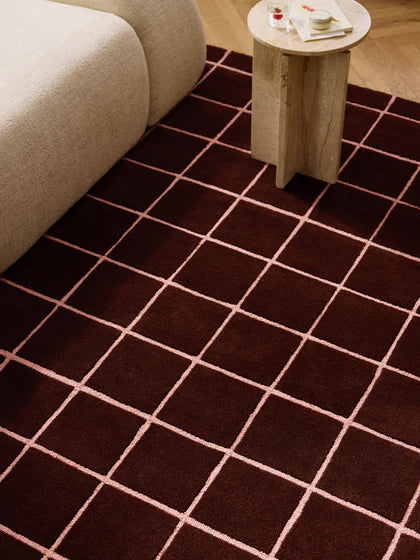 Tapis en laine tufté main Kallie