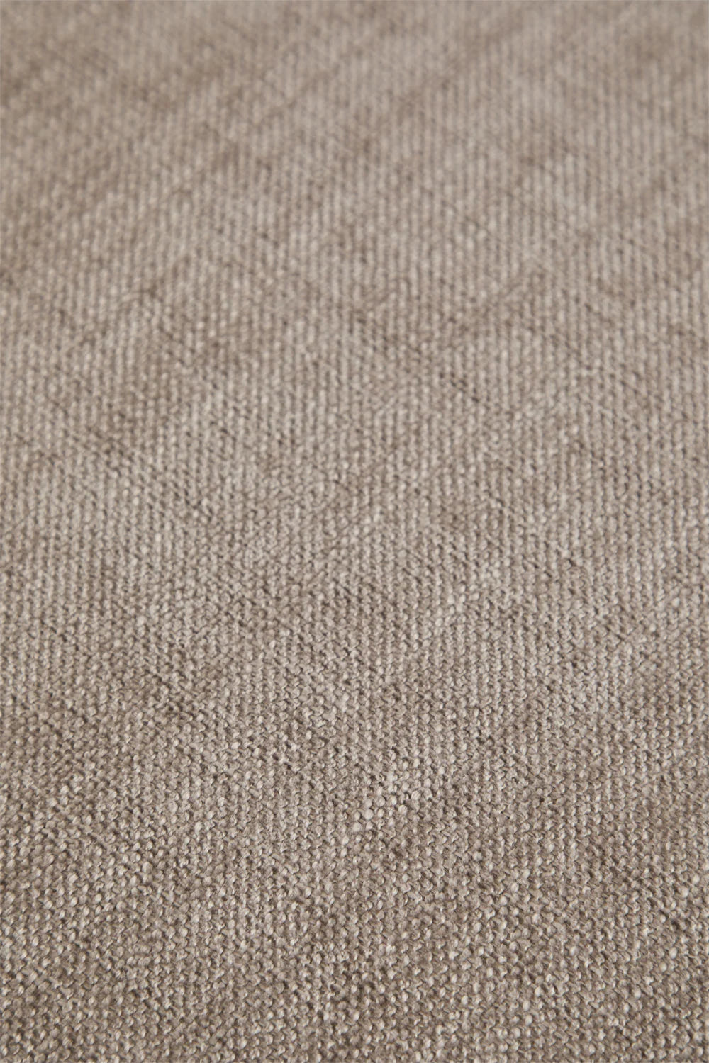 Banc avec rangement 115 cm tapissé en tissu gris taupe Cleo