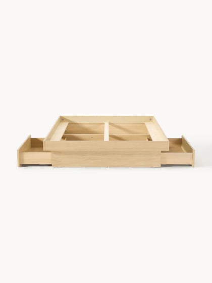 Lit en bois avec rangement Sato