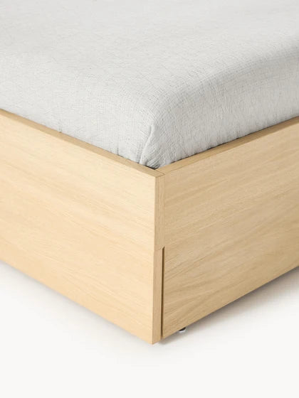 Lit en bois avec rangement Sato
