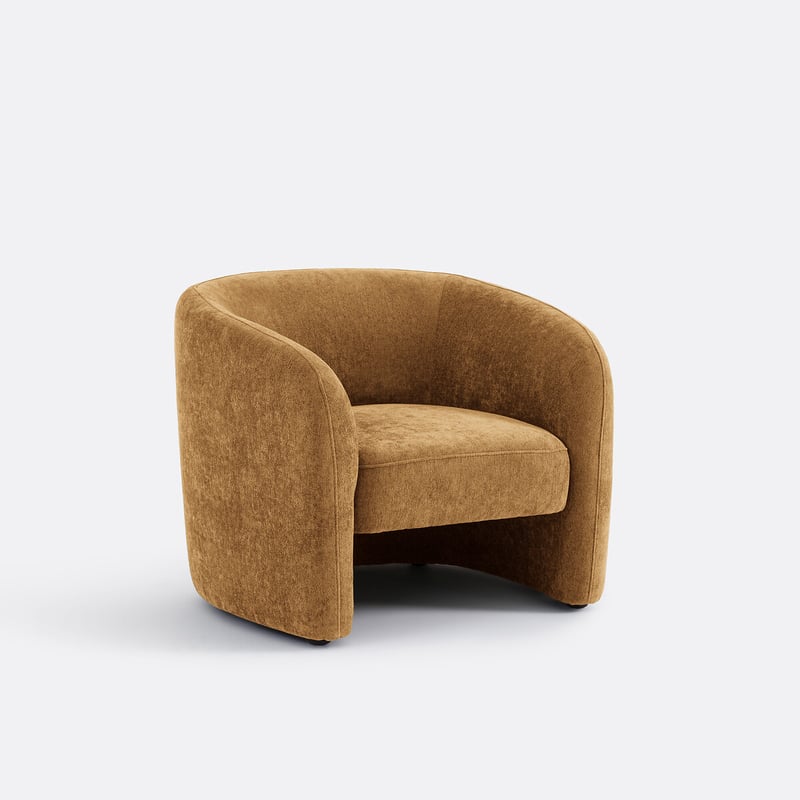 Fauteuil en chenillé, LANDINE