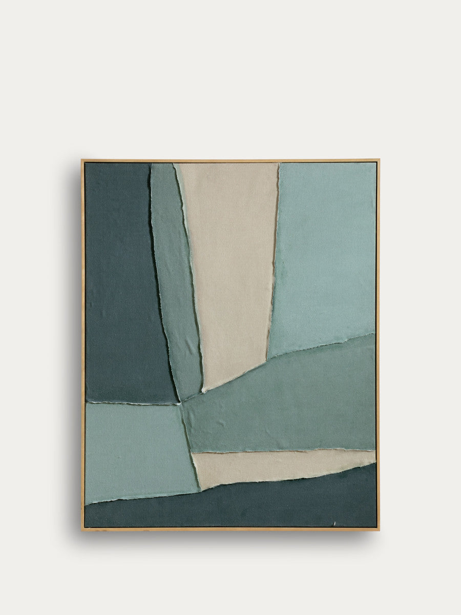 Cadre 100x80, Layers-green