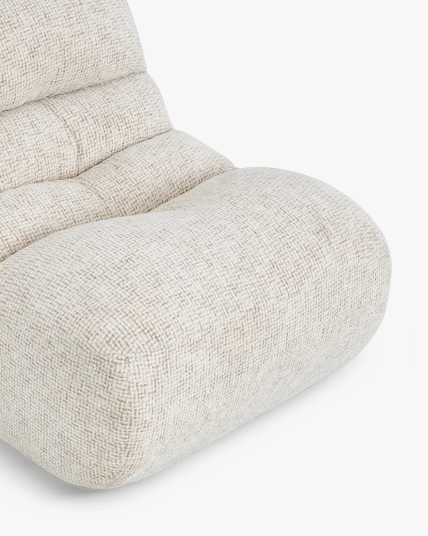 Fauteuil, Tweed marron écureuil, Chill