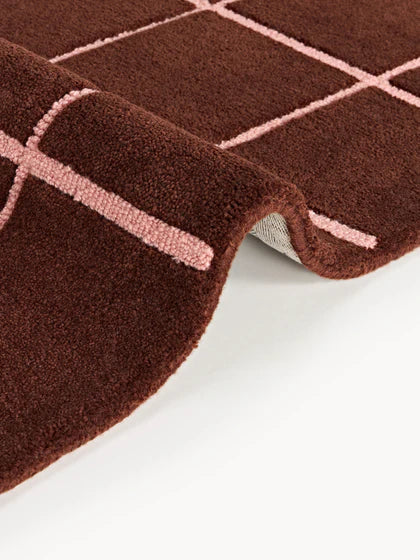Tapis en laine tufté main Kallie