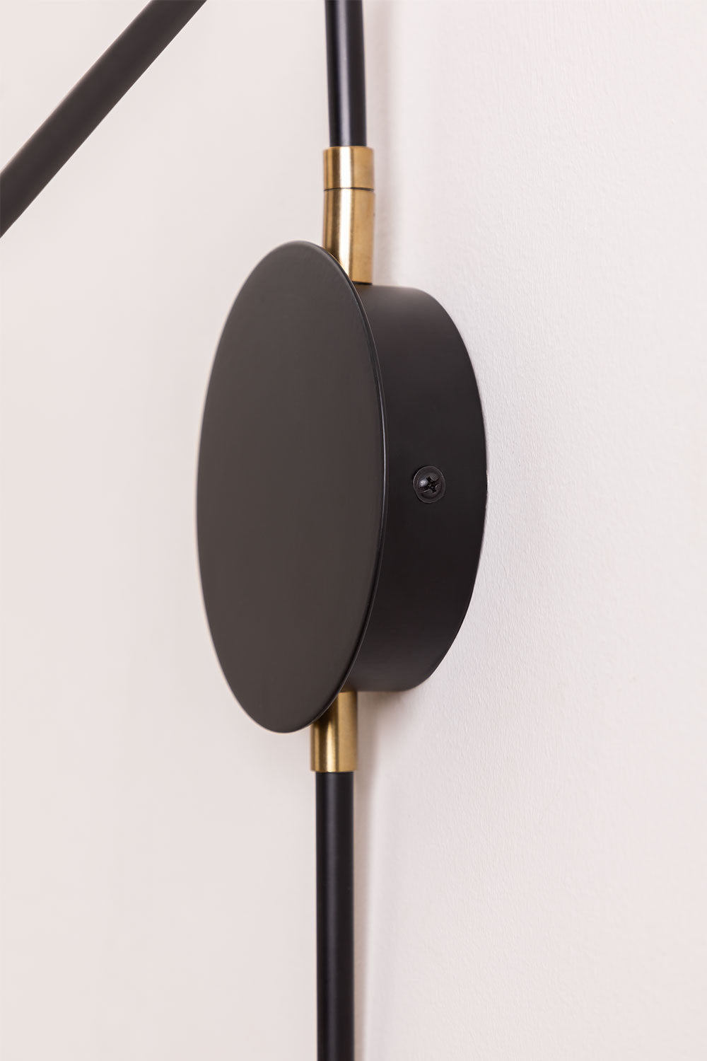 Lampe murale orientable en fer Lizz