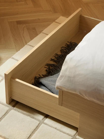 Lit en bois avec rangement Sato