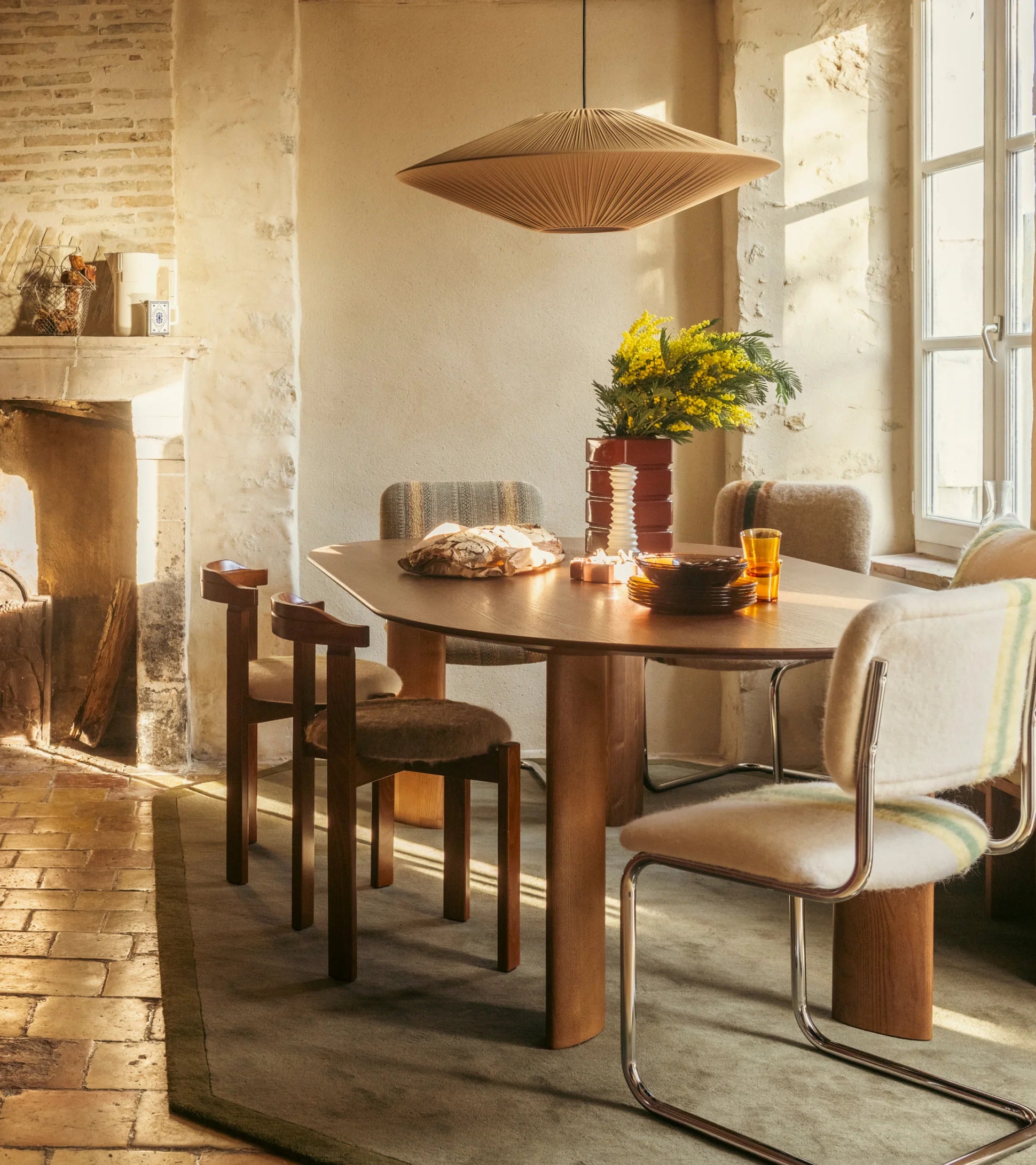 Grande suspension Brera blanche