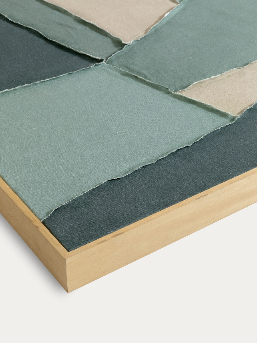 Cadre 100x80, Layers-green