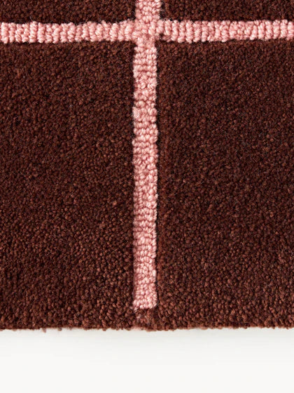 Tapis en laine tufté main Kallie