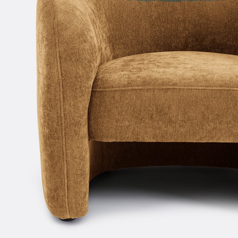 Fauteuil en chenillé, LANDINE