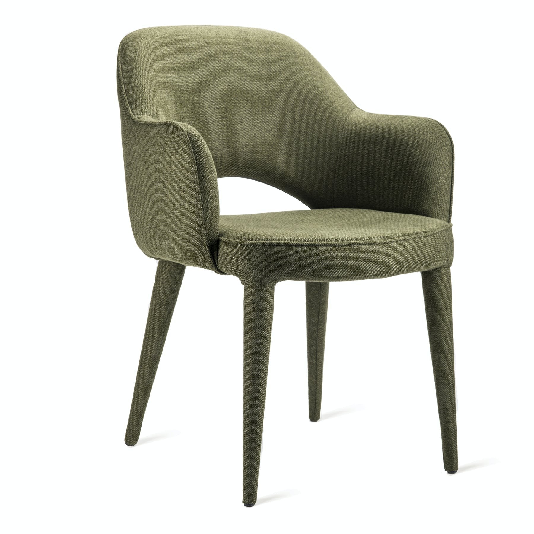 Fauteuil de table rembourré en tissu, Cosy