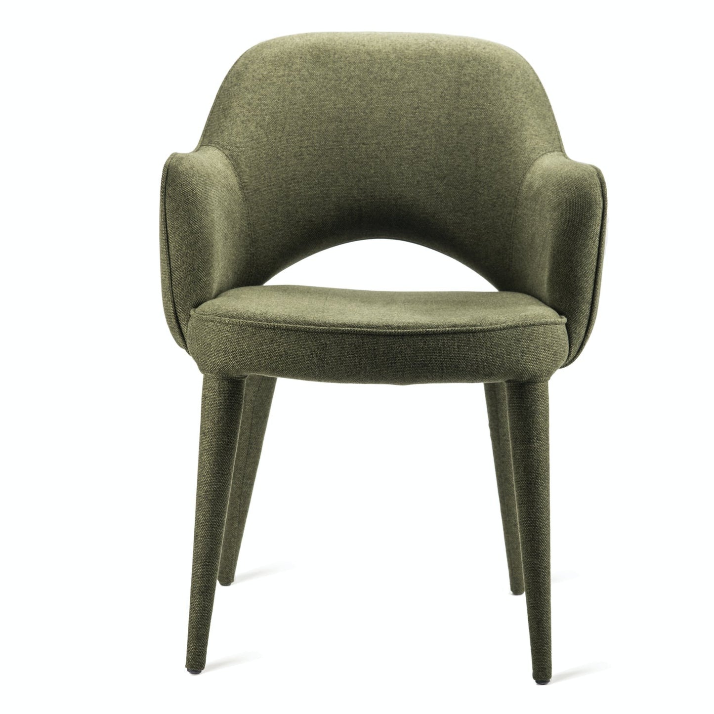 Fauteuil de table rembourré en tissu, Cosy