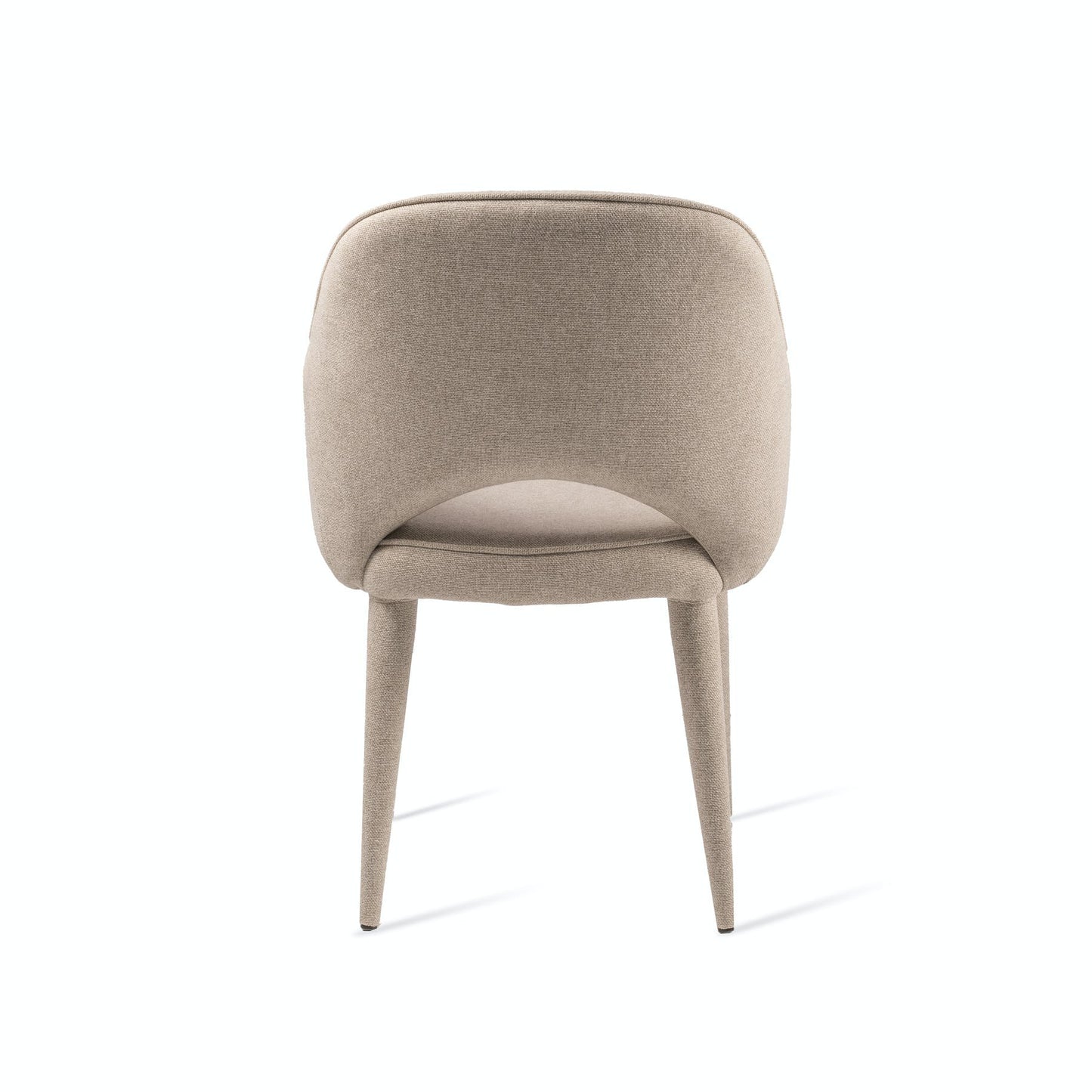 Fauteuil de table rembourré en tissu, Cosy
