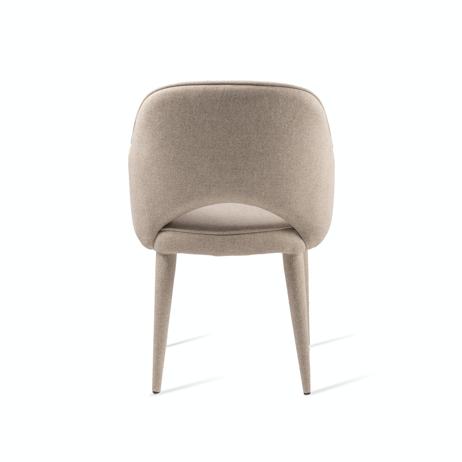 Fauteuil de table rembourré en tissu, Cosy