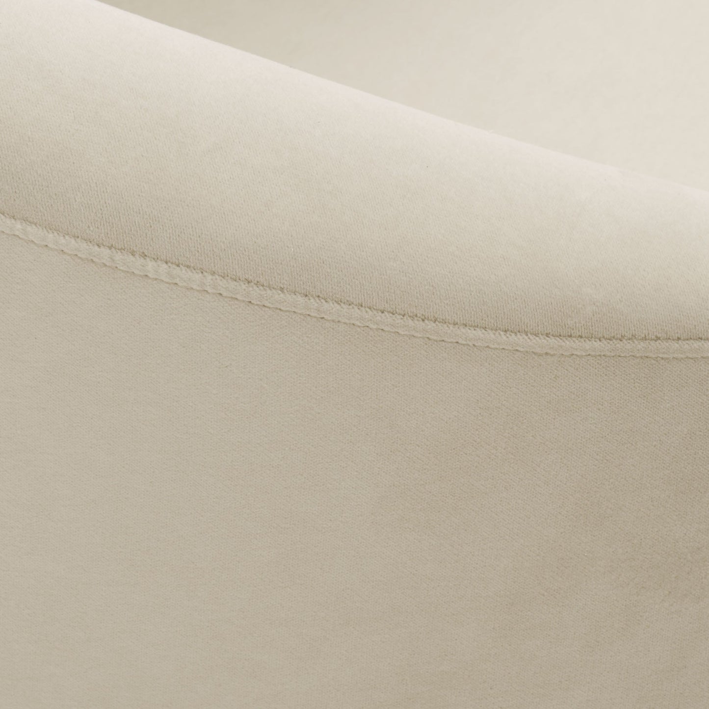 Fauteuil JULIKA velours sable doux