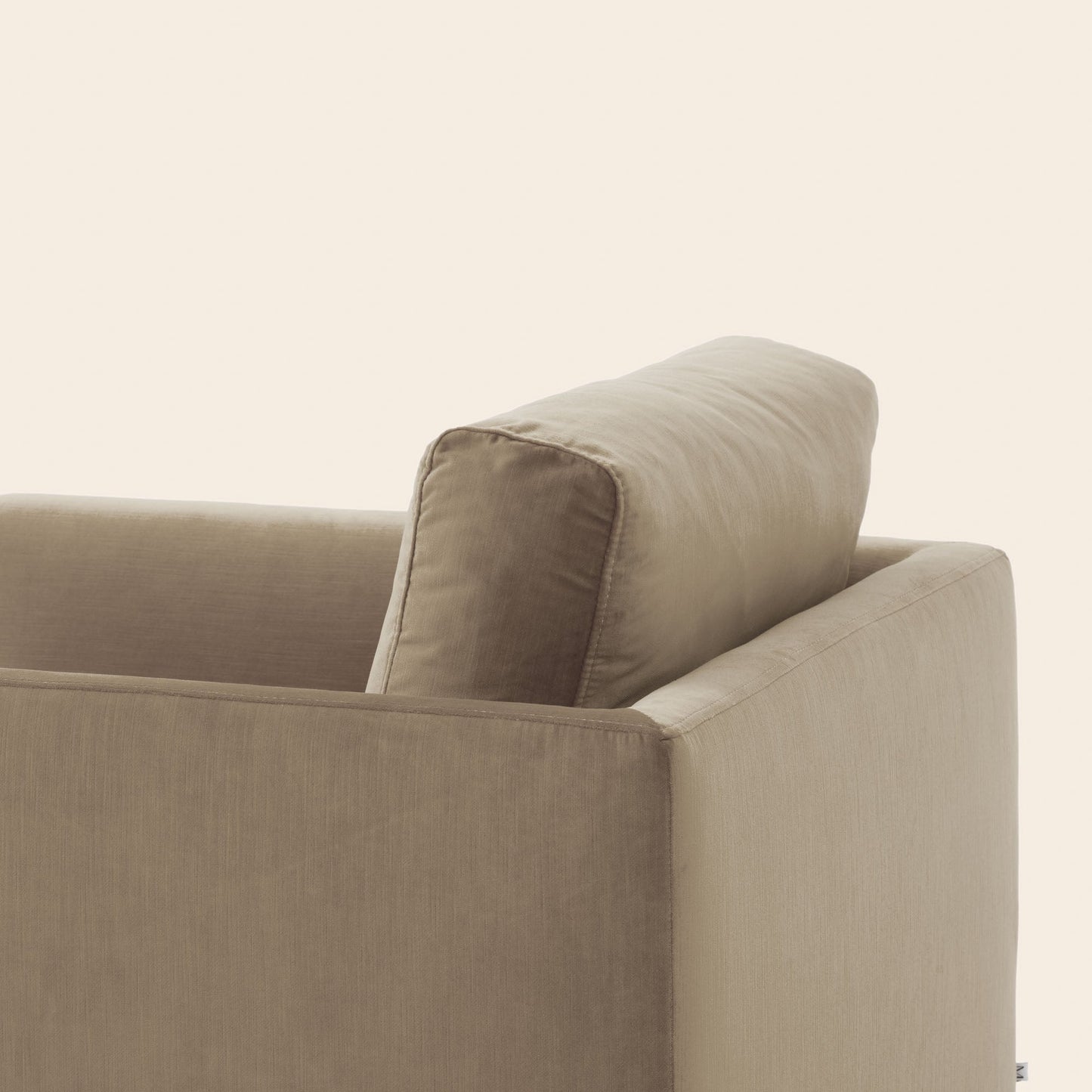 Fauteuil ODELLE velours beige chic | mobile_slider