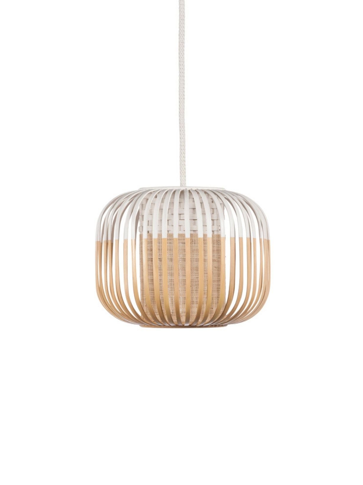 Suspension en bambou naturel 35 cm, Bamboo S