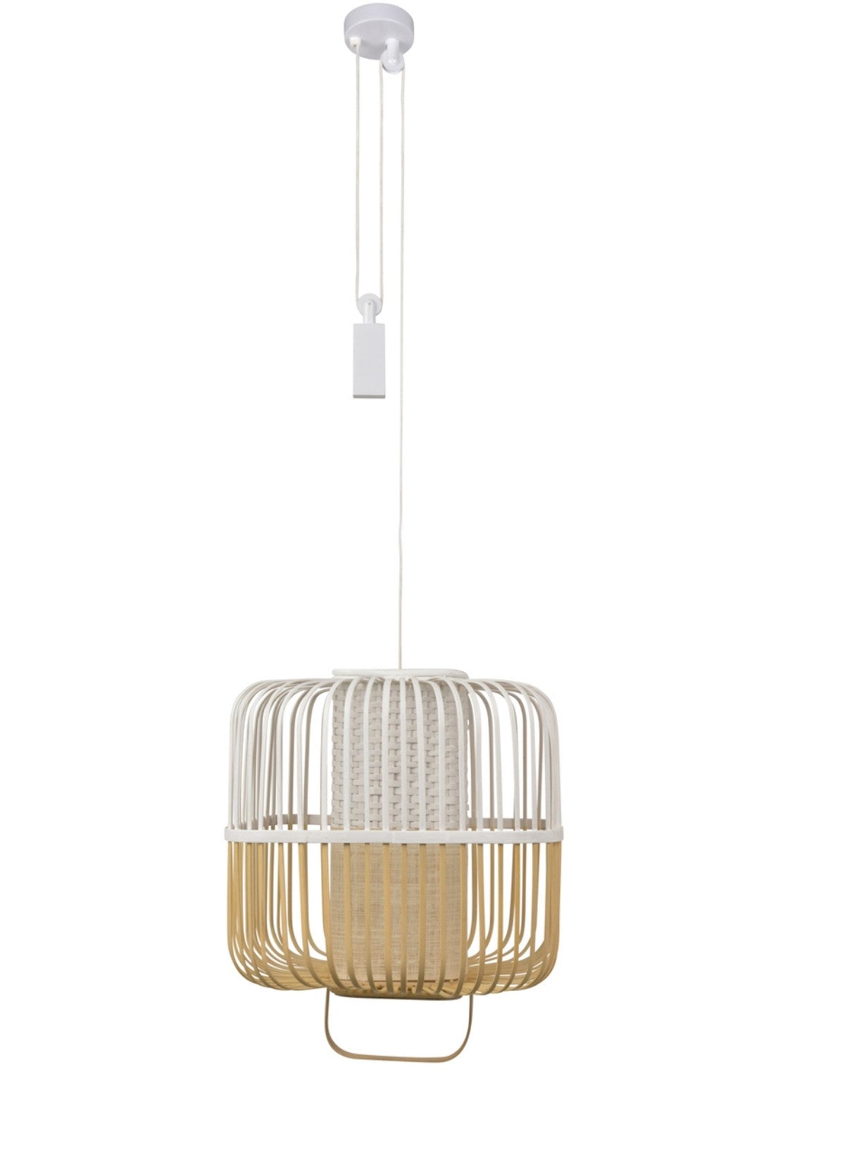 Suspension en bambou naturel, Bamboo Square M