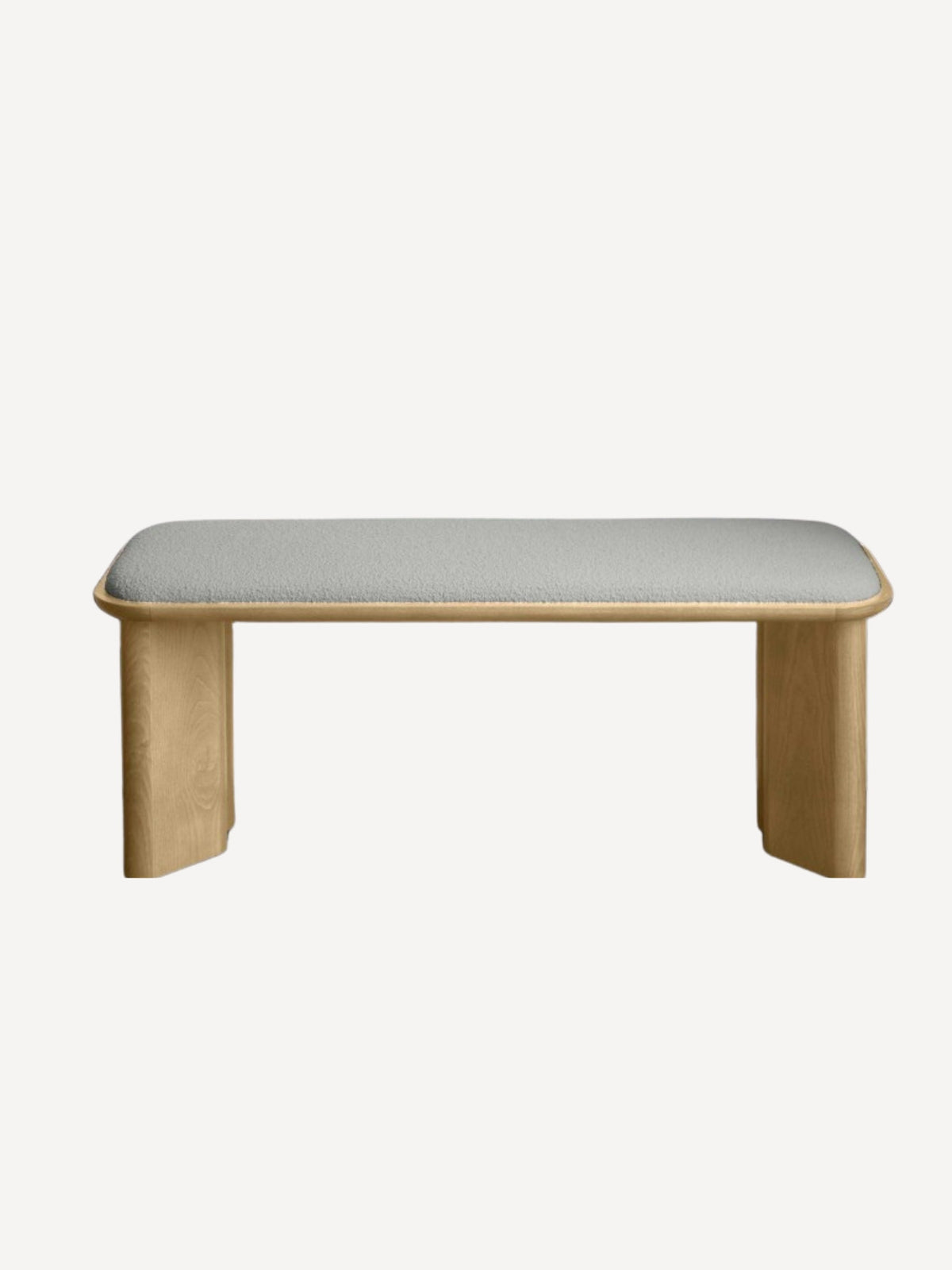 Banc en chêne naturel, Lazare