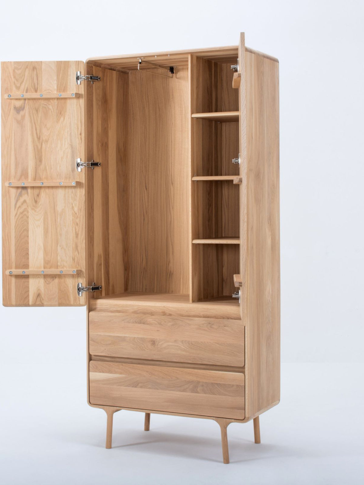 Armoire en bois de chêne massif, Faon