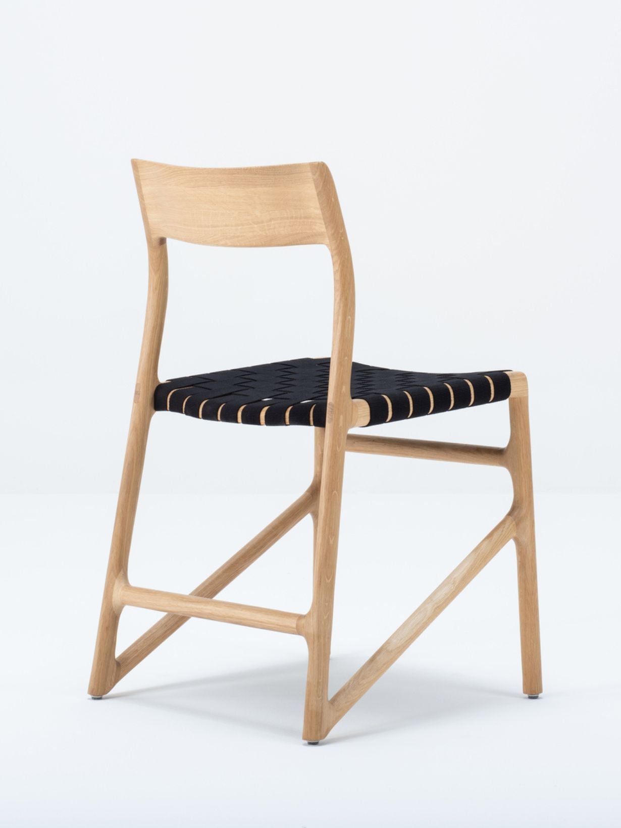 Chaise de table en bois de chêne massif, Fawn