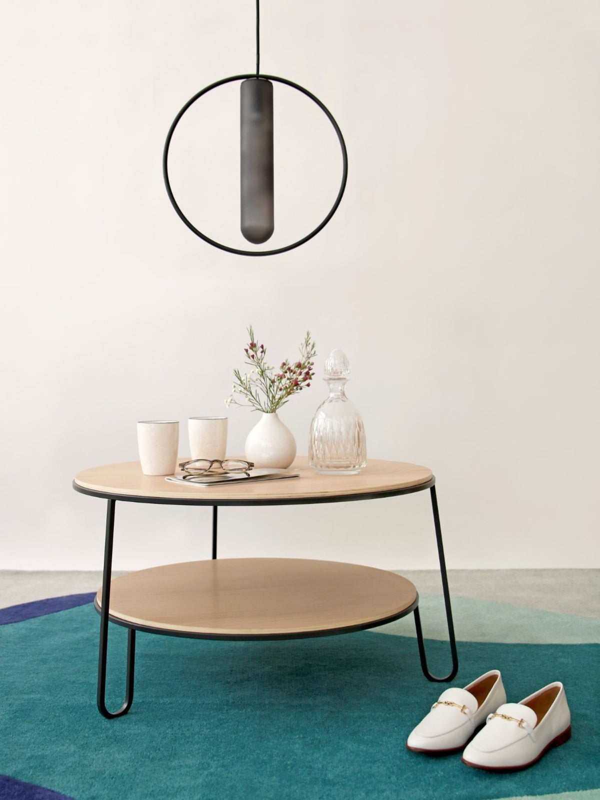 Table basse en chêne, Eugénie Taille S