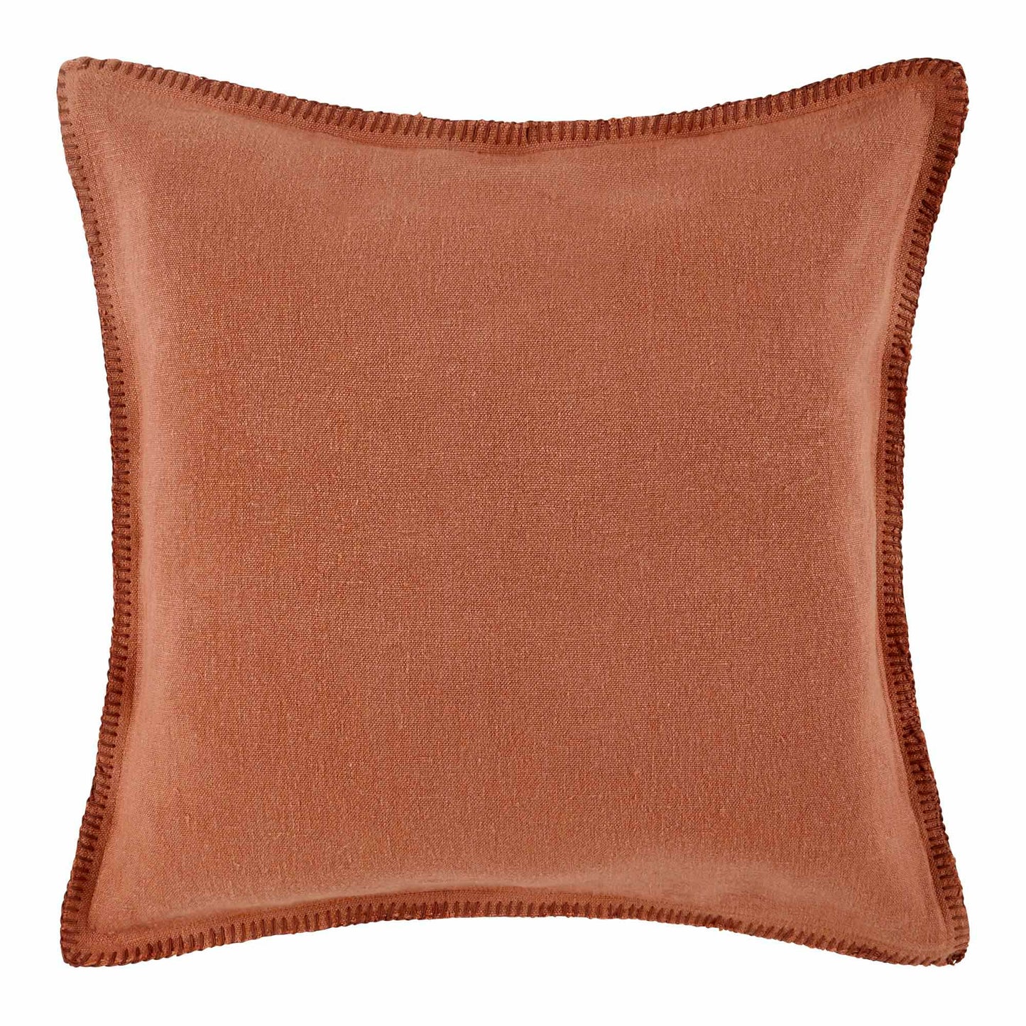Housse de coussin NINO argile et feston