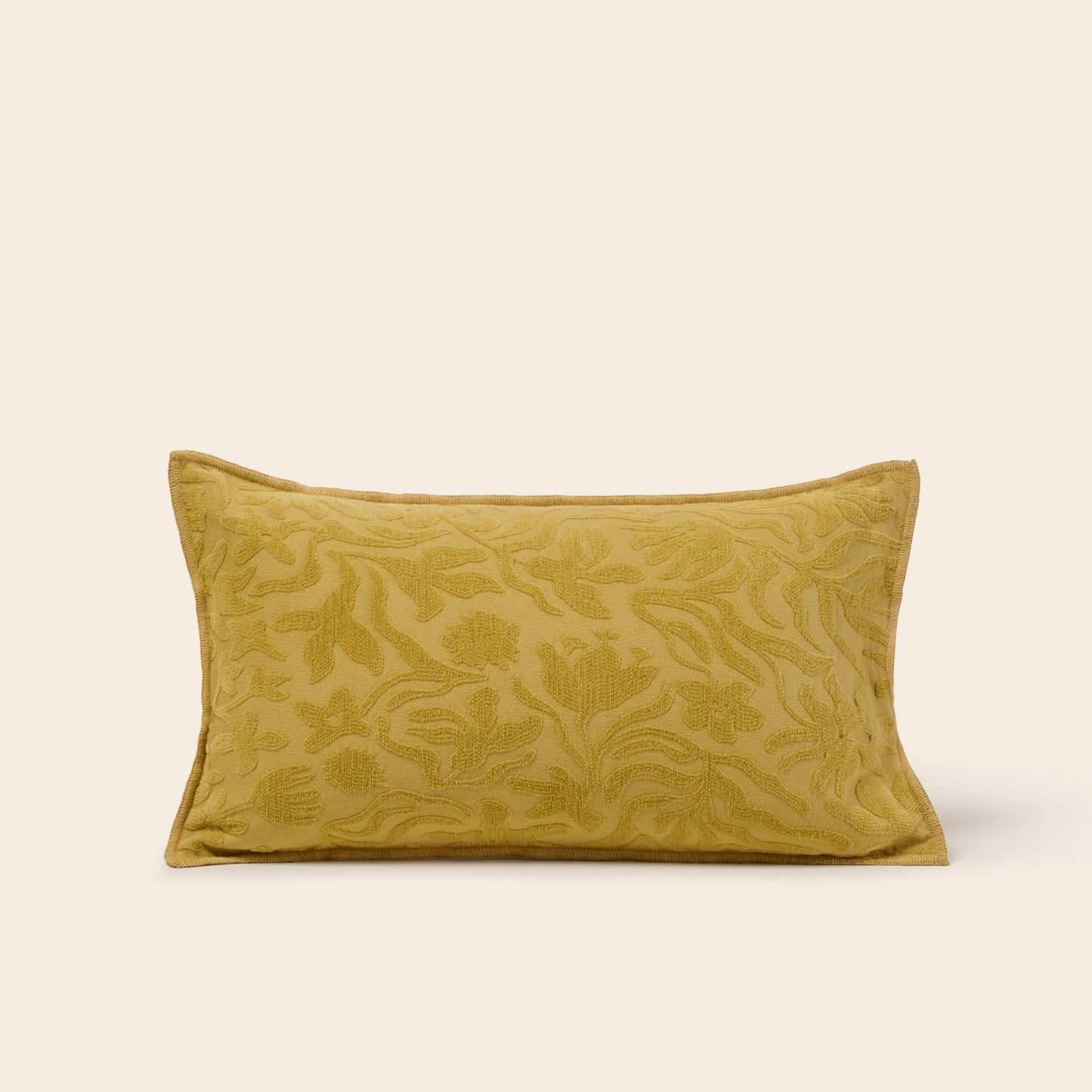 Housse de coussin CORINNA jaune indien