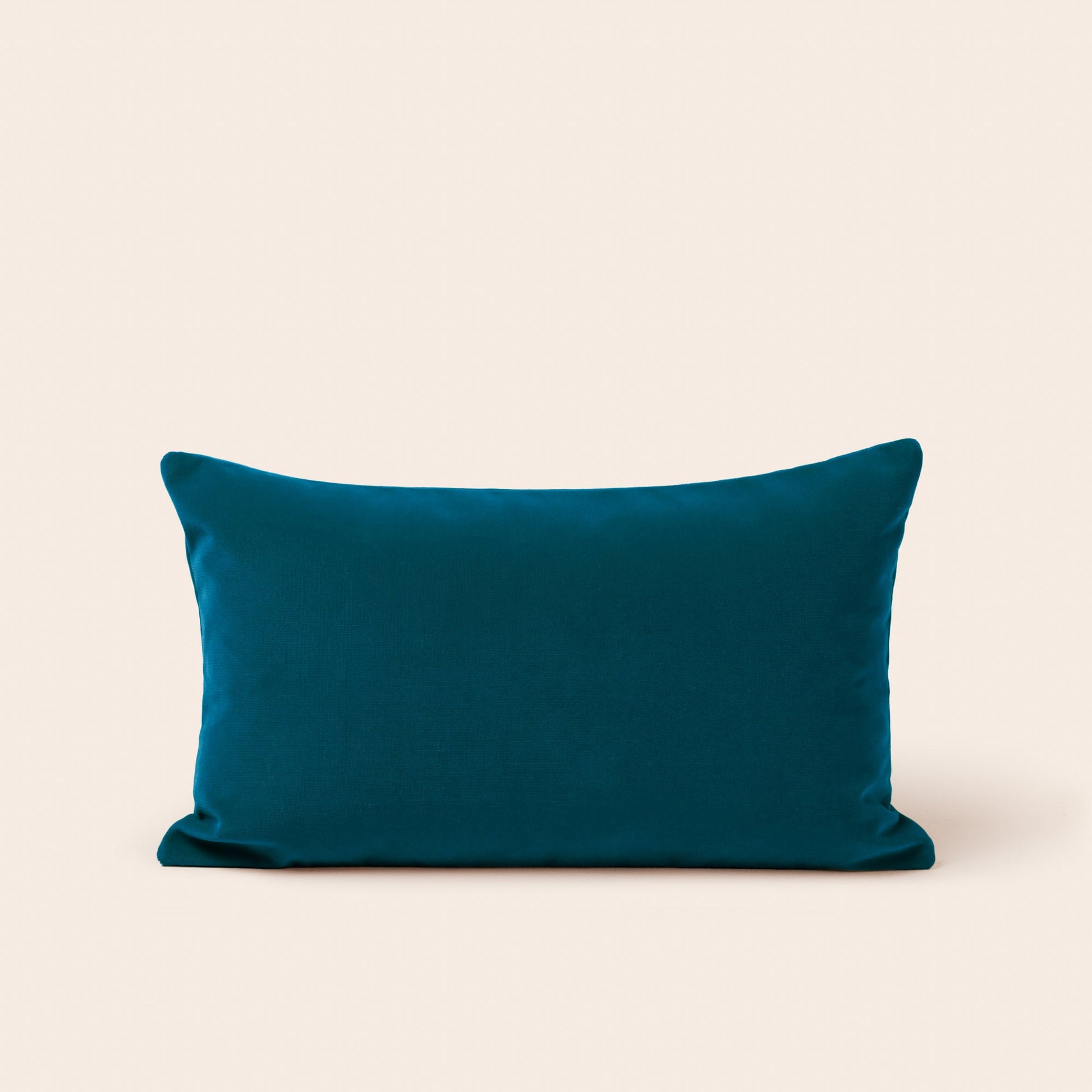Housse de coussin MATIA bleu canard