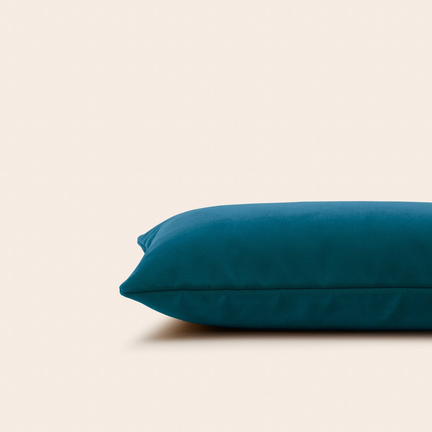 Housse de coussin MATIA bleu canard