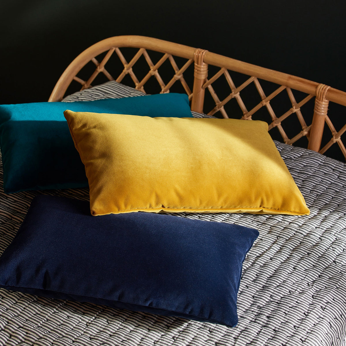 Housse de coussin MATIA ocre