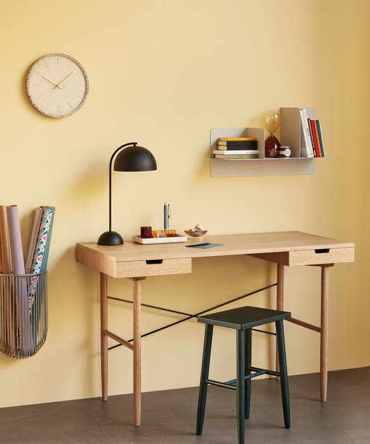 Bureau Studio en placage de Bois de Chêne Natural
